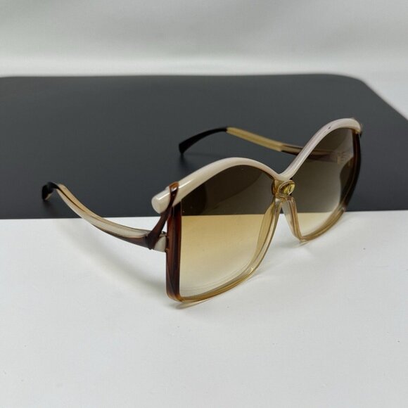 Vintage John Weitz Butterfly Sunglasses Made In France Scratched Lenses main image 12